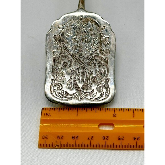 VINTAGE Silver Plate 8" Scissors ServingTongs - Pastry/Salad/Sandwich - Wedding - Picture 14 of 14